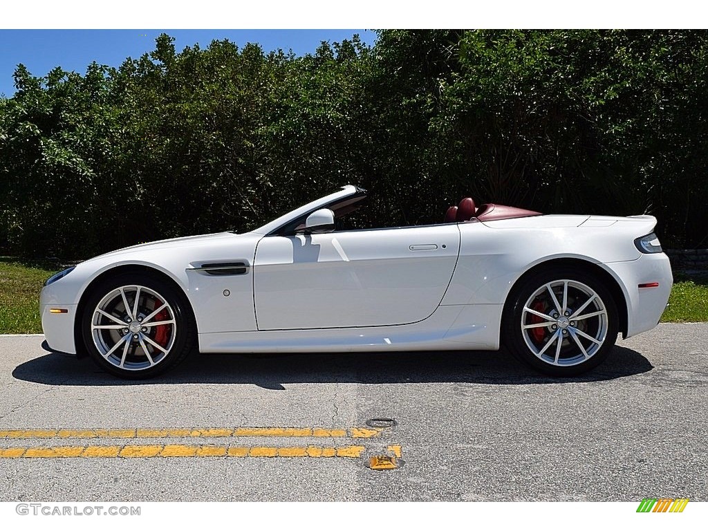 Stratus White 2012 Aston Martin V8 Vantage Roadster Exterior Photo #141880146