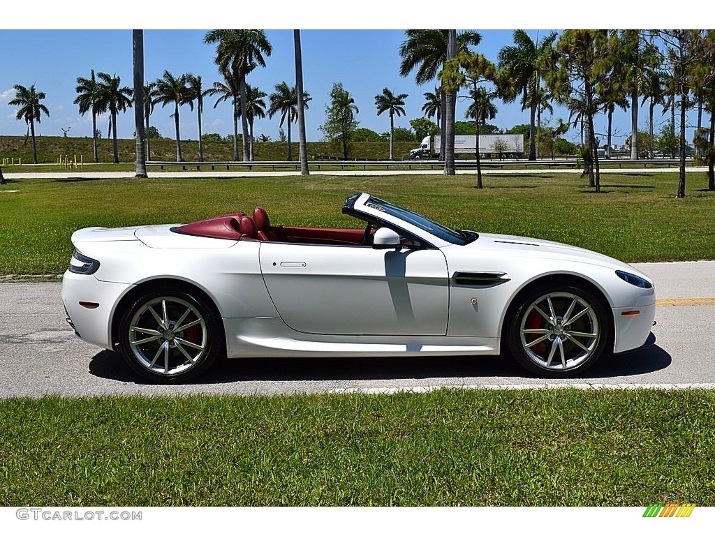 Stratus White 2012 Aston Martin V8 Vantage Roadster Exterior Photo #141880161