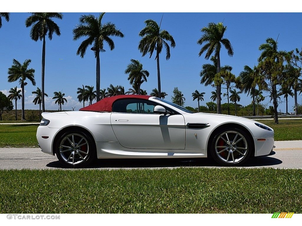 Stratus White 2012 Aston Martin V8 Vantage Roadster Exterior Photo #141880263