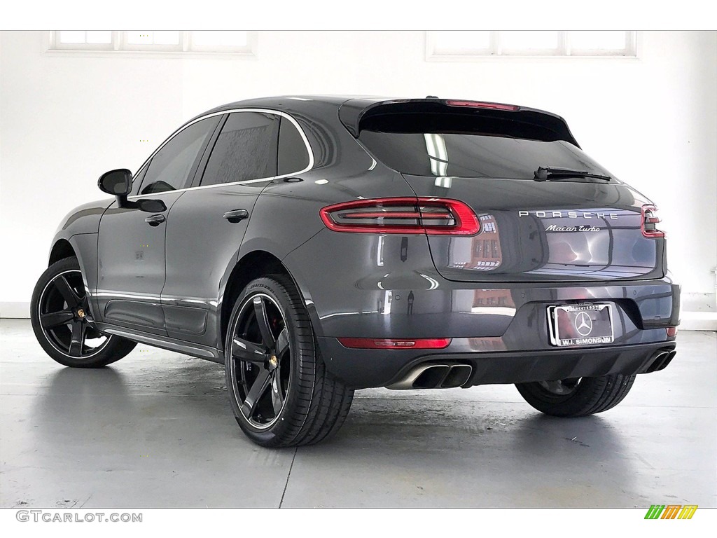 2018 Macan Turbo - Volcano Grey Metallic / Black/Garnet Red photo #9