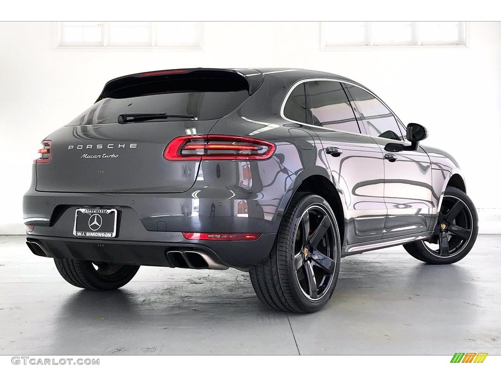 2018 Macan Turbo - Volcano Grey Metallic / Black/Garnet Red photo #12