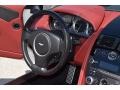 2012 Aston Martin V8 Vantage Chancellor Red Interior Steering Wheel Photo