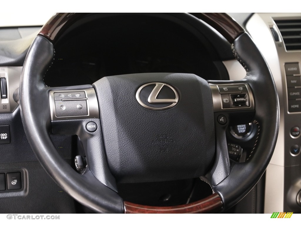 2018 Lexus GX 460 Luxury Black Steering Wheel Photo #141881337