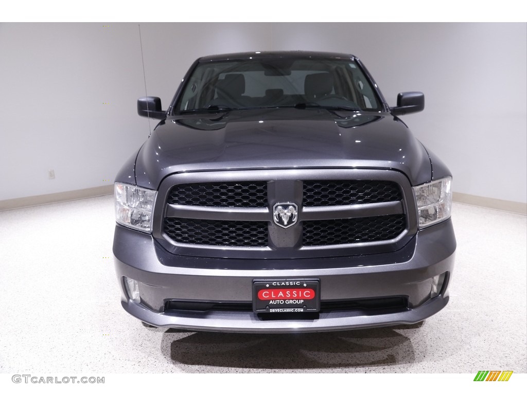 2018 1500 Express Quad Cab 4x4 - Granite Crystal Metallic / Black/Diesel Gray photo #3