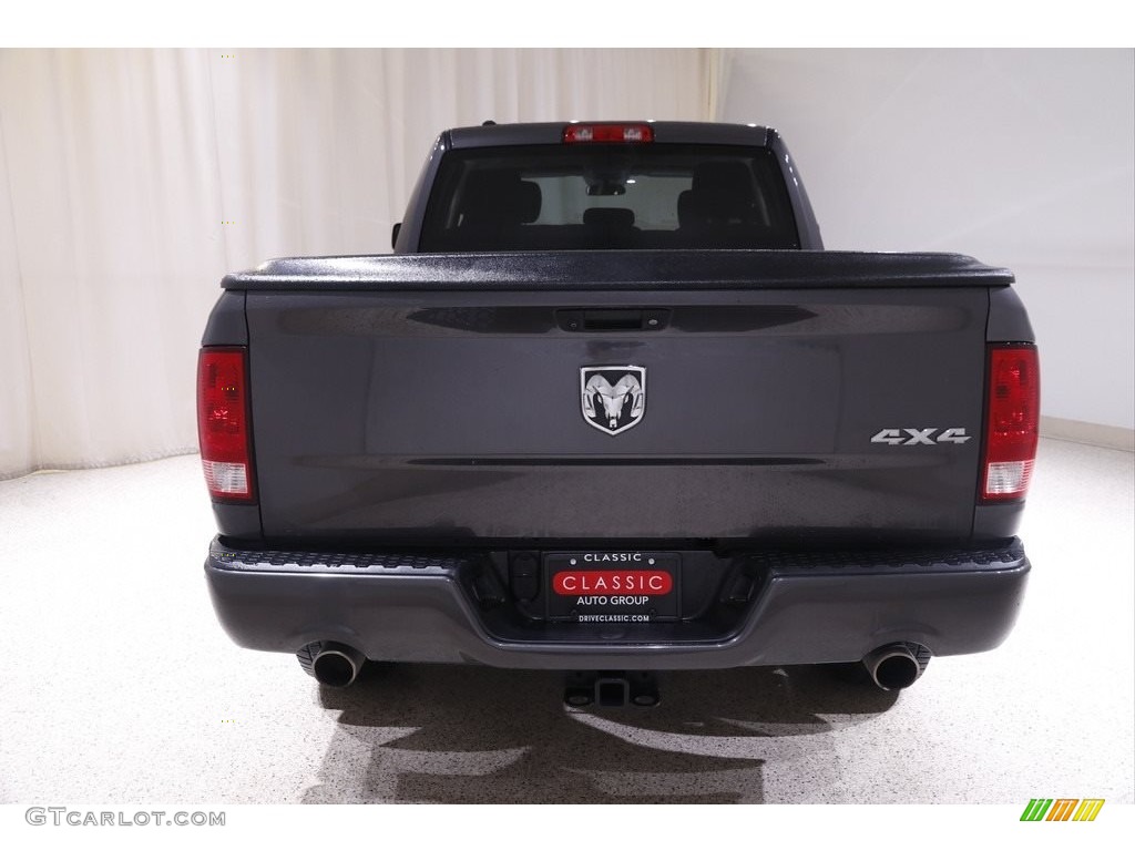 2018 1500 Express Quad Cab 4x4 - Granite Crystal Metallic / Black/Diesel Gray photo #7