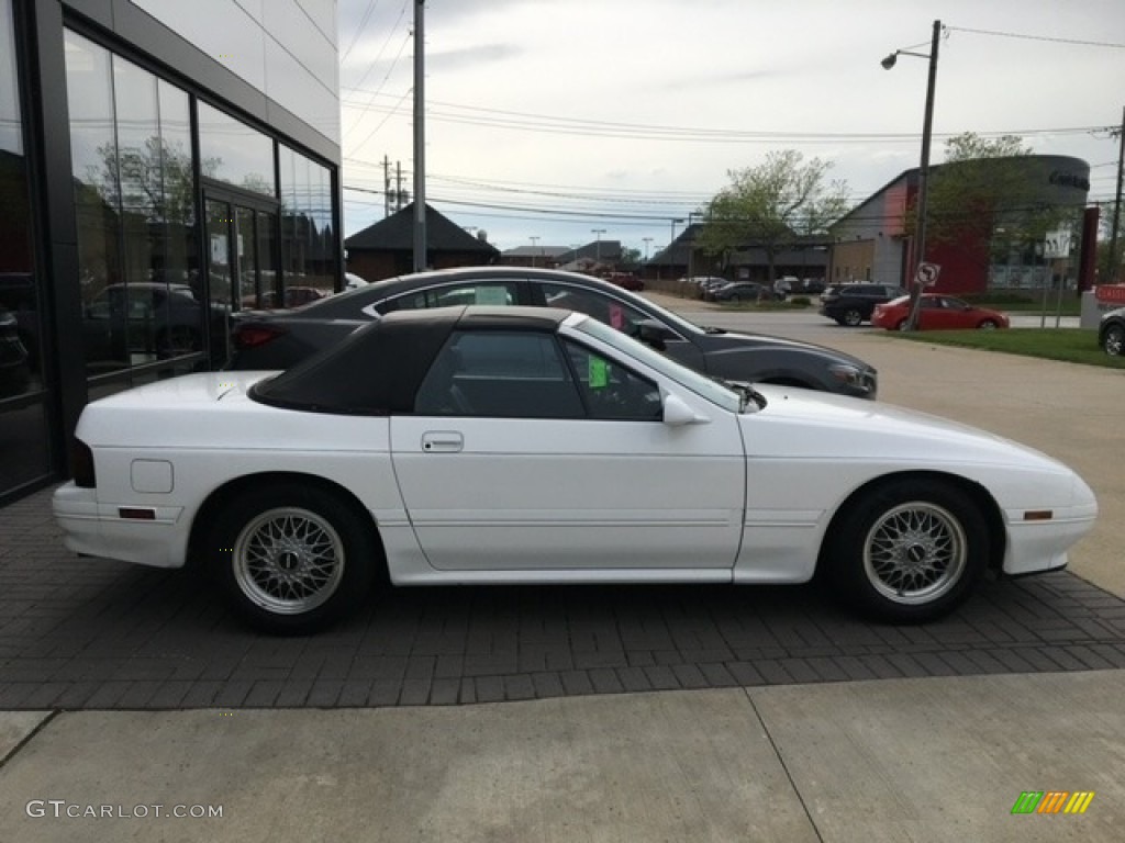 1991 RX-7 Convertible - Crystal White / Black photo #4