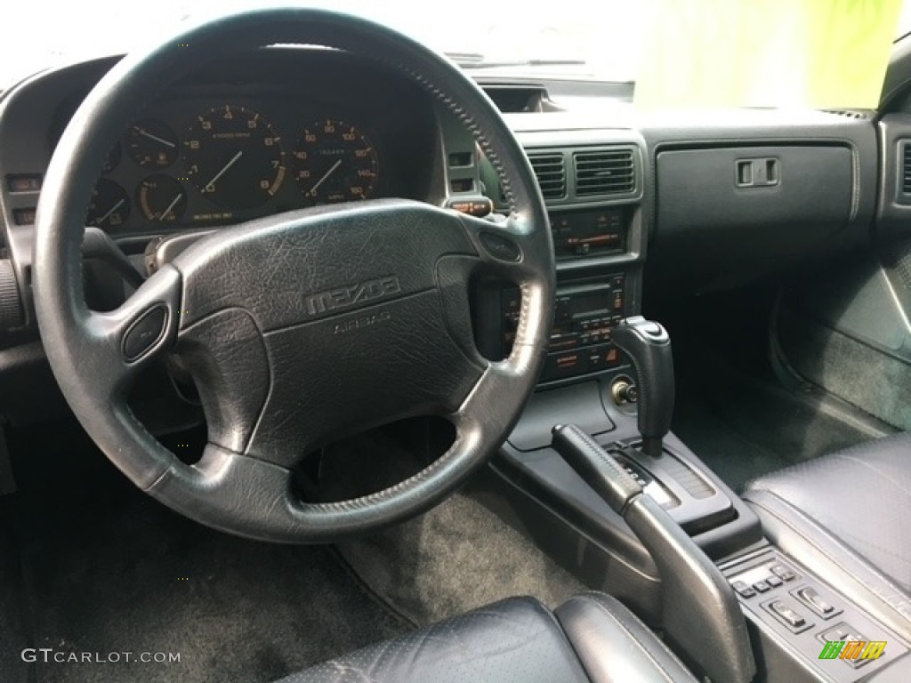 1991 RX-7 Convertible - Crystal White / Black photo #11