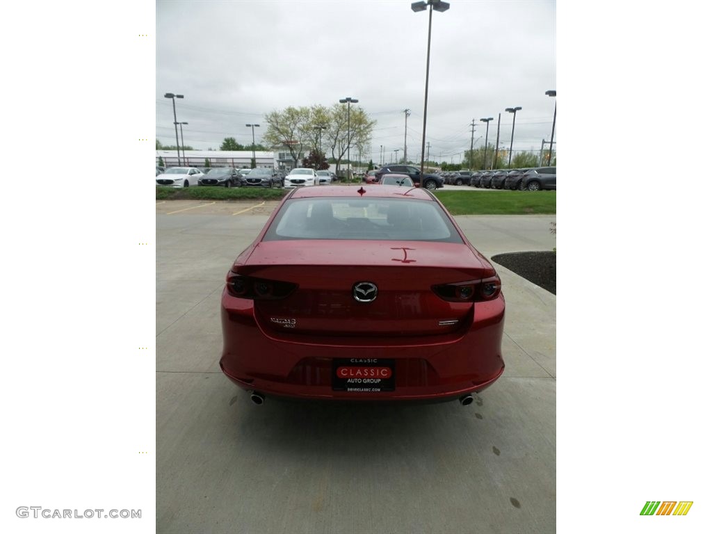 2021 Mazda3 Premium Sedan AWD - Soul Red Crystal Metallic / Black photo #5