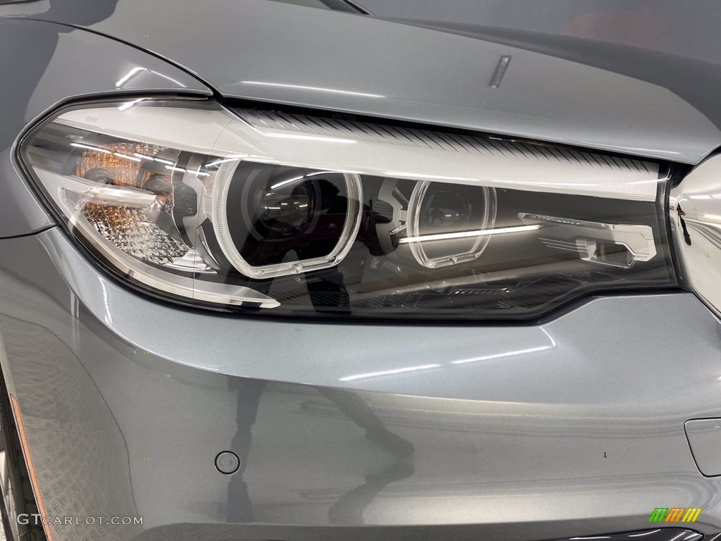 2019 5 Series 530e iPerformance Sedan - Bluestone Metallic / Black photo #7