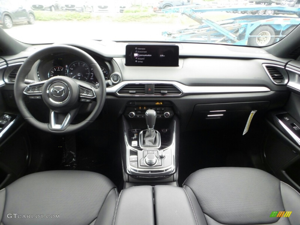 2021 Mazda CX-9 Grand Touring AWD Black Dashboard Photo #141884199
