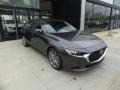 2021 Machine Gray Metallic Mazda Mazda3 Select Sedan AWD  photo #1