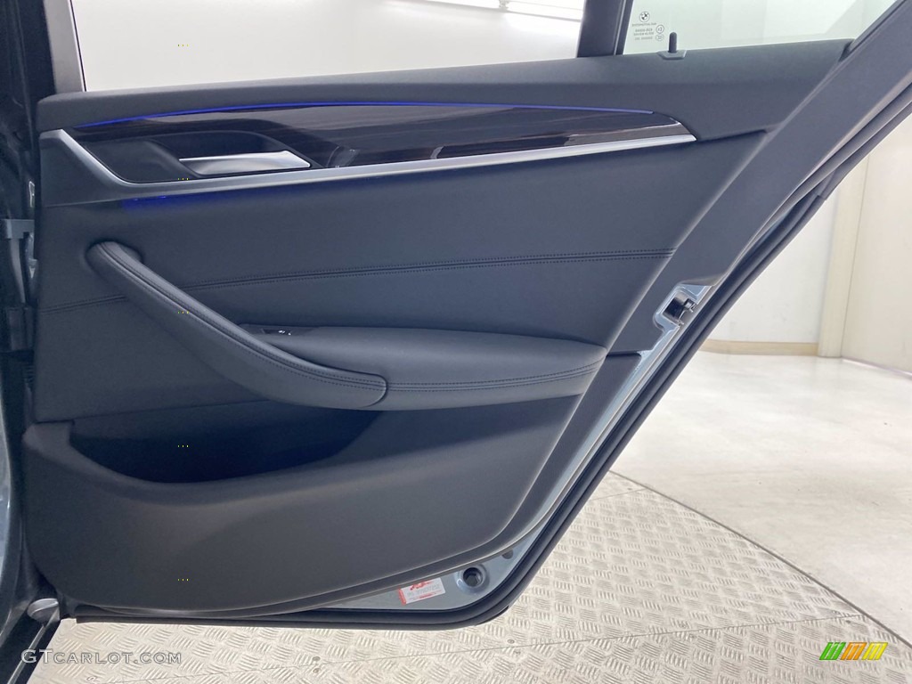 2019 5 Series 530e iPerformance Sedan - Bluestone Metallic / Black photo #35