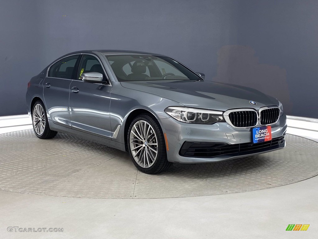 2019 5 Series 530e iPerformance Sedan - Bluestone Metallic / Black photo #38