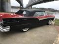 1957 Raven Black/Flame Red Ford Fairlane 500 Sunliner  photo #7