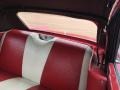 1957 Ford Fairlane 500 Red/White Interior Rear Seat Photo