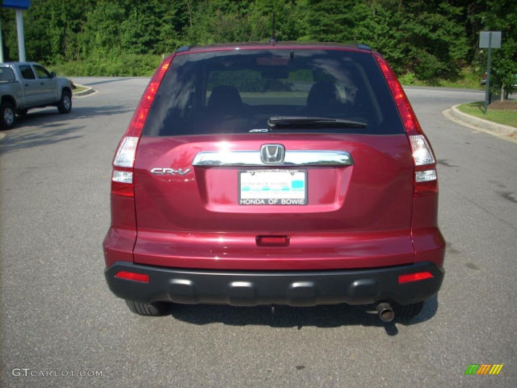 2007 CR-V EX 4WD - Tango Red Pearl / Gray photo #4