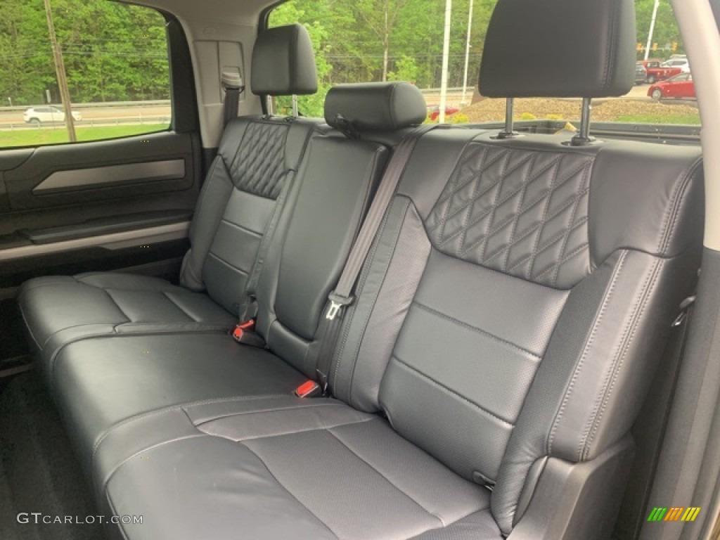 Black Interior 2021 Toyota Tundra Platinum CrewMax 4x4 Photo #141886743