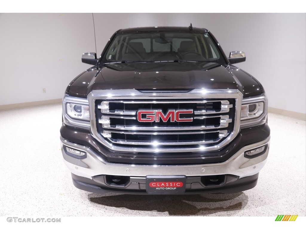 2018 Sierra 1500 SLT Double Cab 4WD - Deep Mahogany Metallic / Cocoa/­Dune photo #2