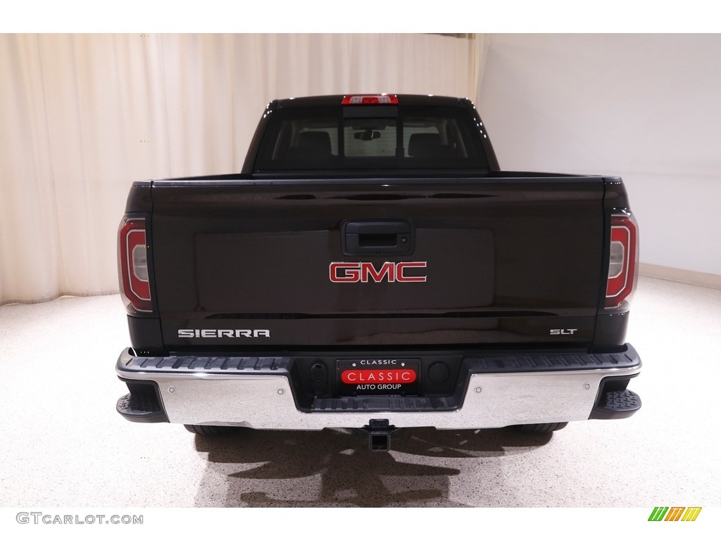 2018 Sierra 1500 SLT Double Cab 4WD - Deep Mahogany Metallic / Cocoa/­Dune photo #18