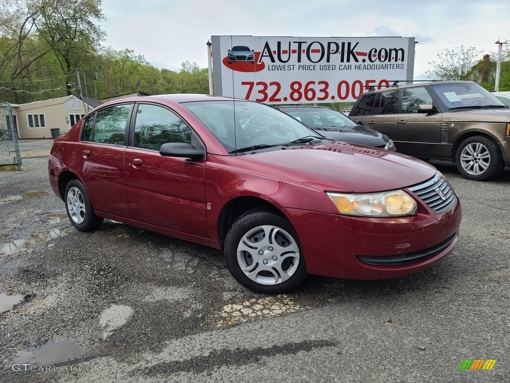 2005 ION 2 Sedan - Berry Red / Tan photo #1