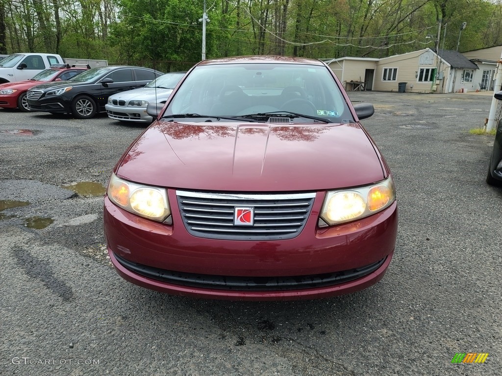 2005 ION 2 Sedan - Berry Red / Tan photo #10