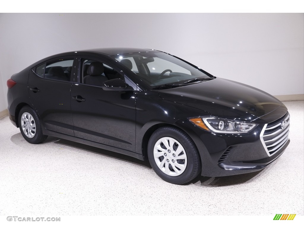 2018 Elantra SE - Phantom Black / Gray photo #1