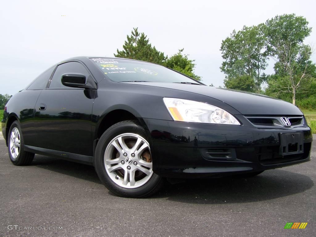 2006 Accord LX Coupe - Nighthawk Black Pearl / Black photo #1