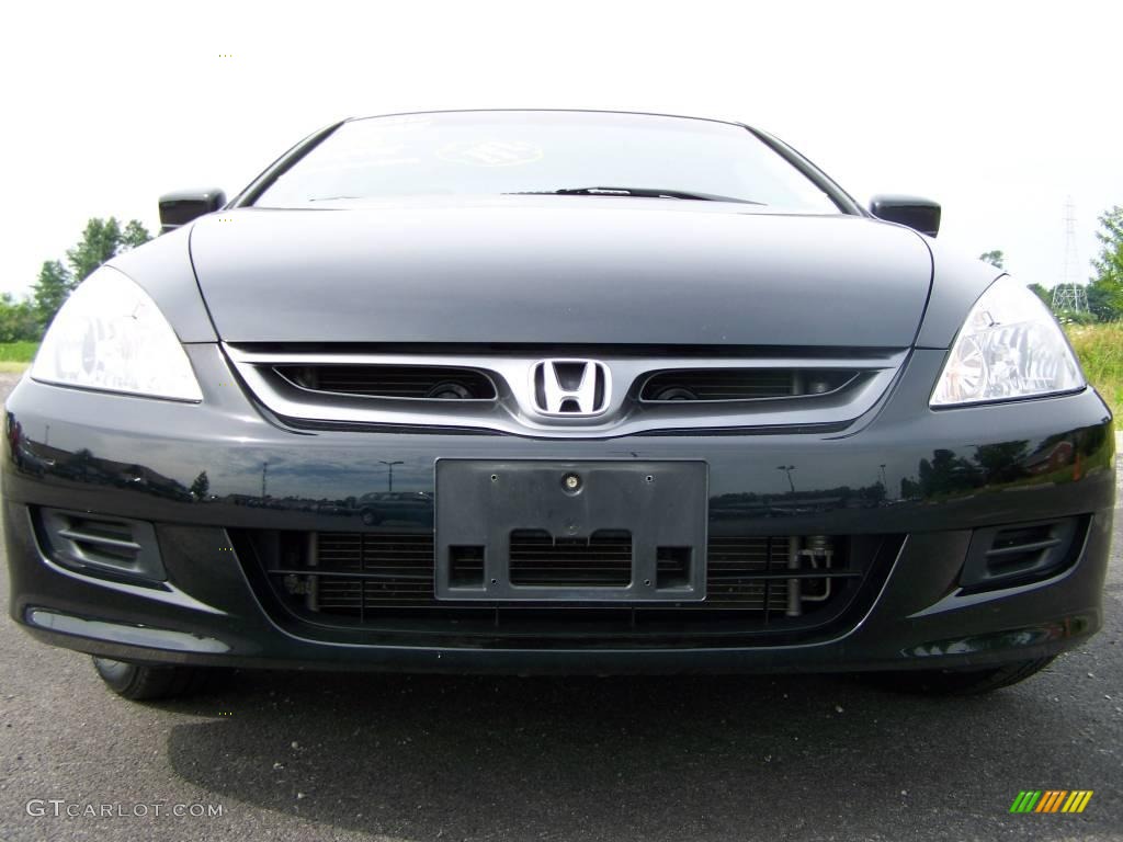 2006 Accord LX Coupe - Nighthawk Black Pearl / Black photo #3
