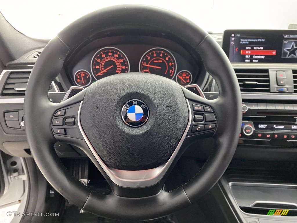 2018 3 Series 340i Sedan - Glacier Silver Metallic / Black photo #18