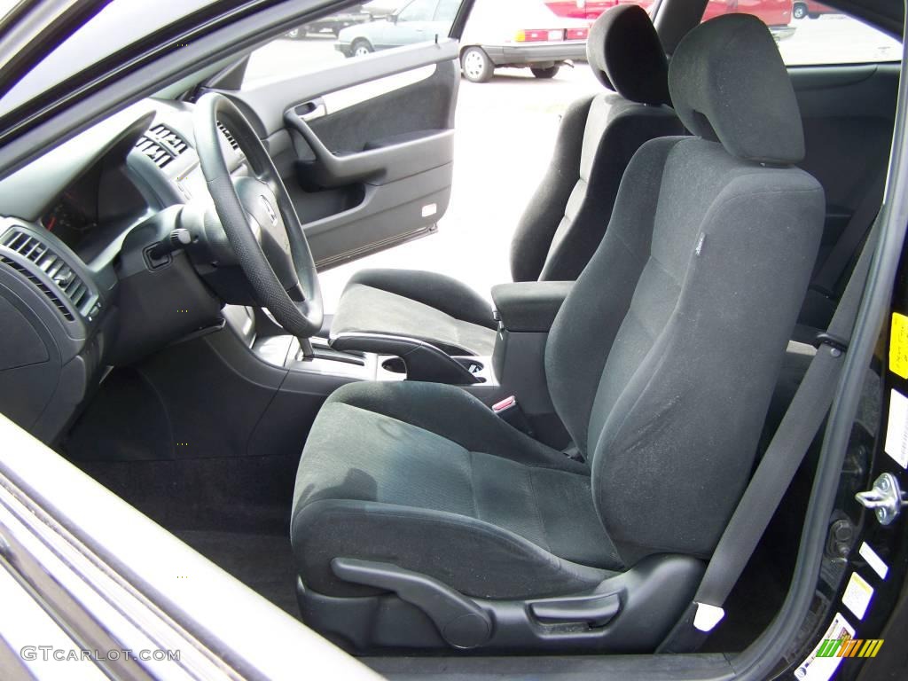 2006 Accord LX Coupe - Nighthawk Black Pearl / Black photo #9