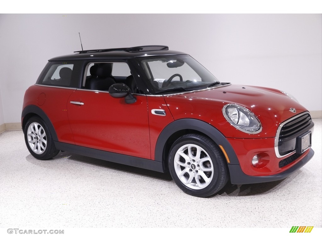 2018 Hardtop Cooper 2 Door - Blazing Red Metallic / Carbon Black photo #1