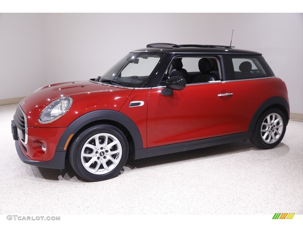 2018 Hardtop Cooper 2 Door - Blazing Red Metallic / Carbon Black photo #3