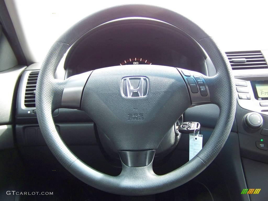 2006 Accord LX Coupe - Nighthawk Black Pearl / Black photo #15