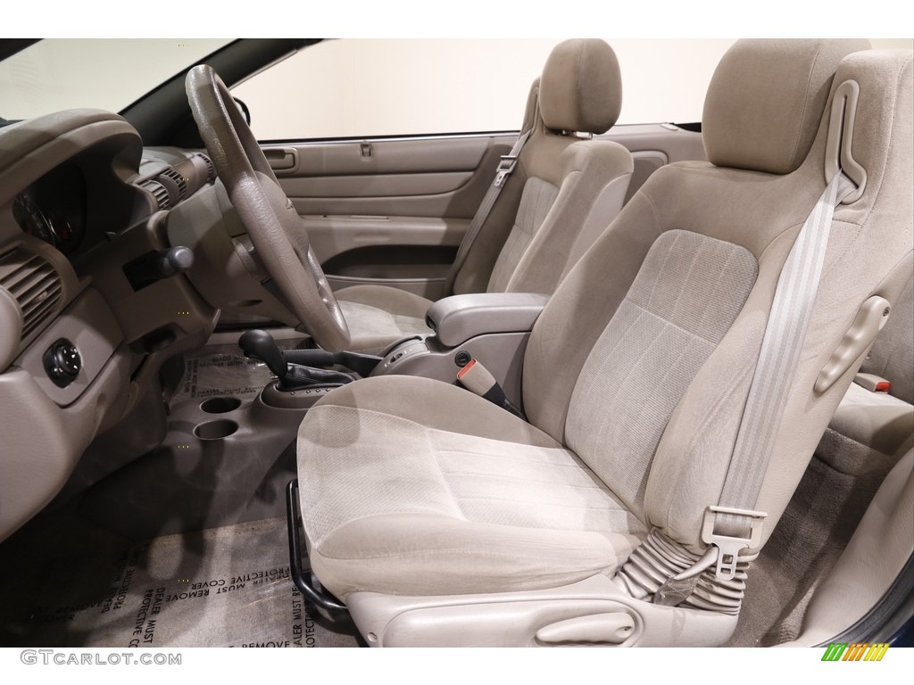Taupe Interior 2003 Chrysler Sebring LX Convertible Photo #141890782
