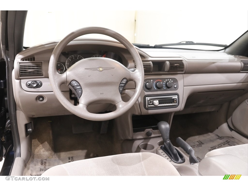 2003 Chrysler Sebring LX Convertible Taupe Dashboard Photo #141890800