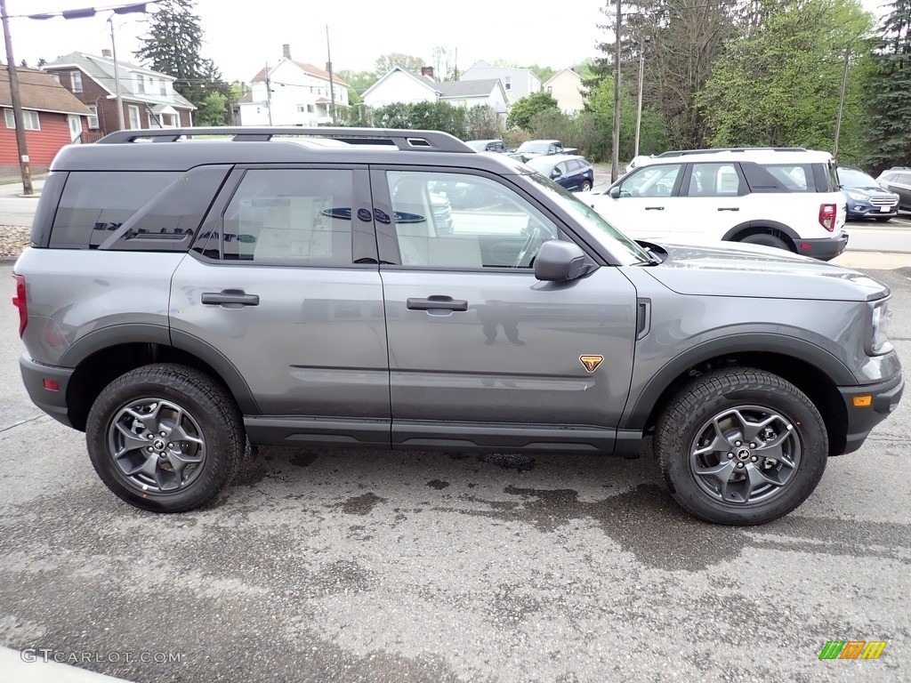 Carbonized Gray Metallic 2021 Ford Bronco Sport Badlands 4x4 Exterior Photo #141890917