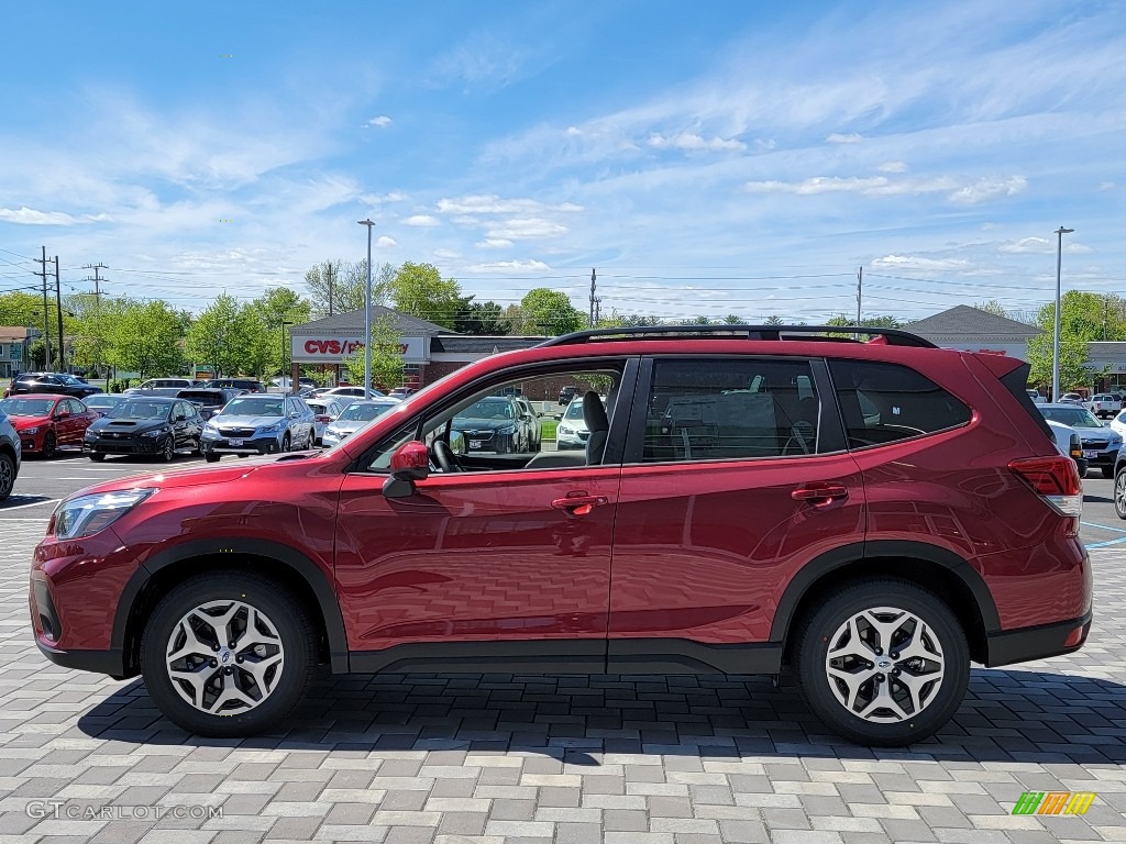 Crimson Red Pearl 2021 Subaru Forester 2.5i Premium Exterior Photo #141891208