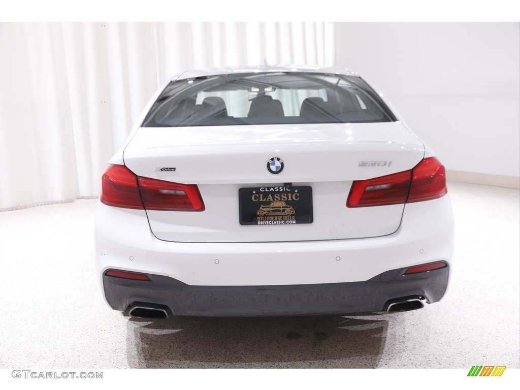 2018 5 Series 530i xDrive Sedan - Alpine White / Black photo #19