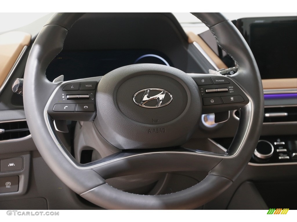 2020 Sonata Limited - Portofino Gray / Dark Gray/Camel photo #7