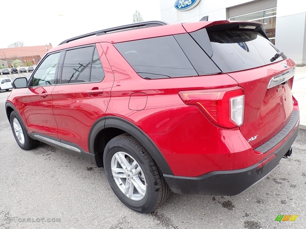 2021 Explorer XLT 4WD - Rapid Red Metallic / Ebony photo #3