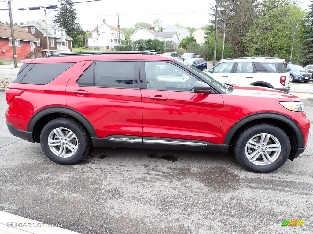 2021 Explorer XLT 4WD - Rapid Red Metallic / Ebony photo #7