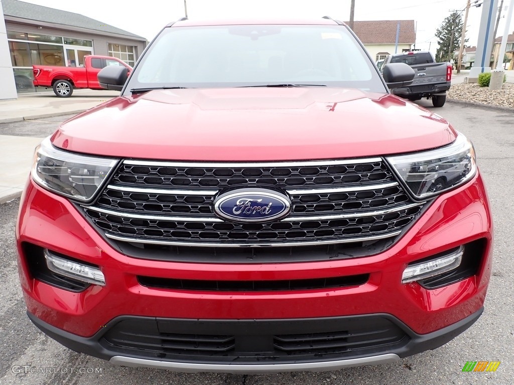 2021 Explorer XLT 4WD - Rapid Red Metallic / Ebony photo #9