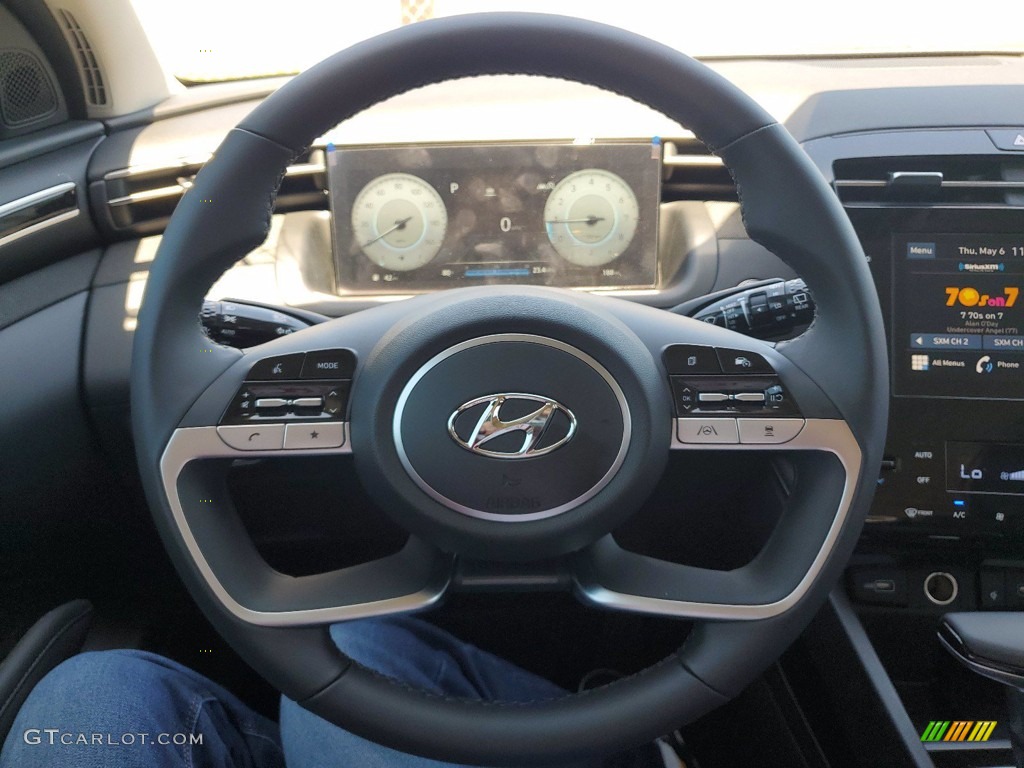 2022 Hyundai Tucson SEL Black Steering Wheel Photo #141892501