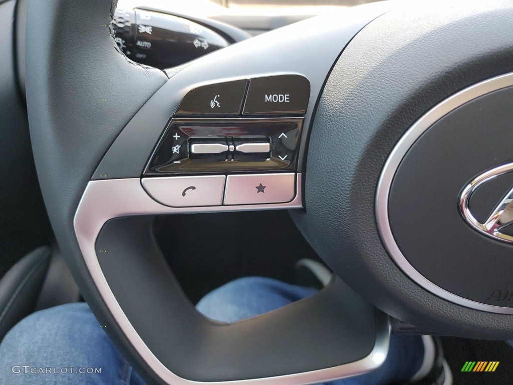 2022 Hyundai Tucson SEL Black Steering Wheel Photo #141892525