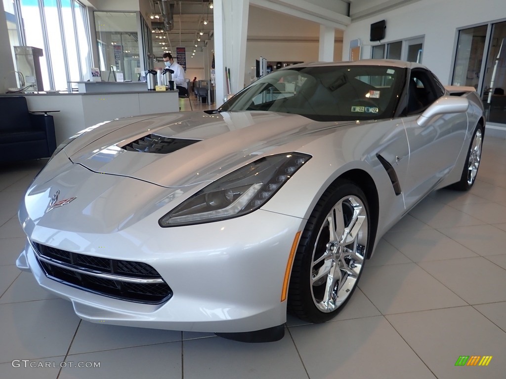 2014 Corvette Stingray Coupe Z51 - Blade Silver Metallic / Jet Black photo #2
