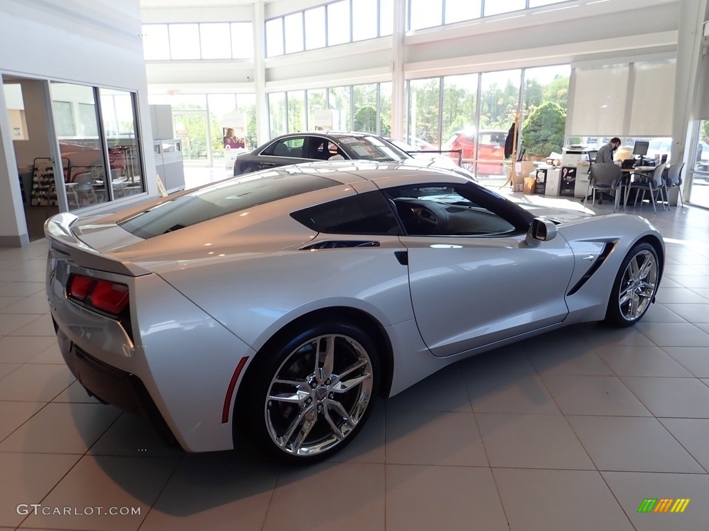 2014 Corvette Stingray Coupe Z51 - Blade Silver Metallic / Jet Black photo #8