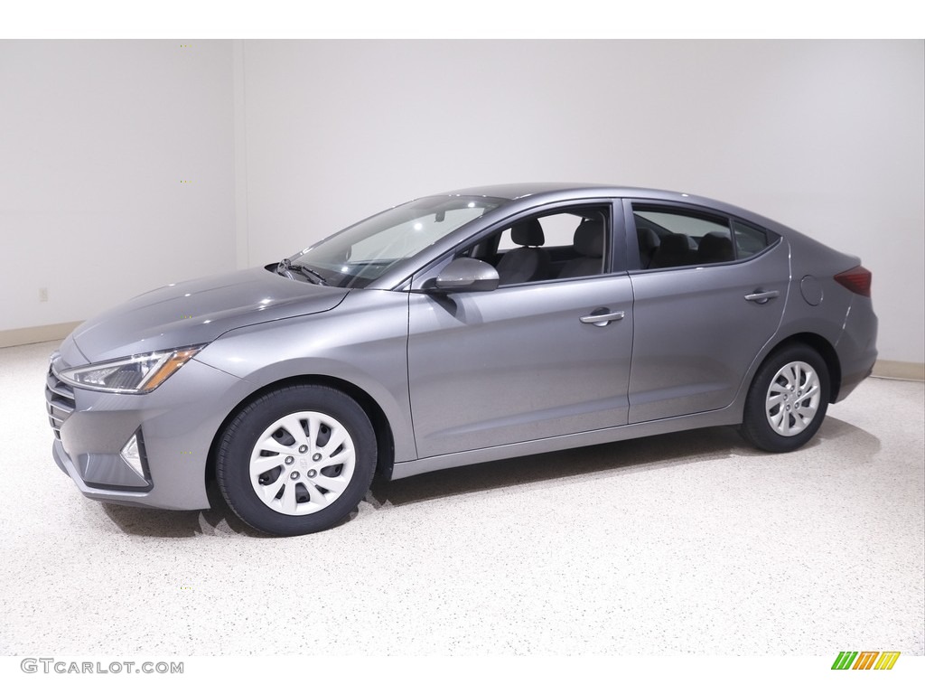2019 Elantra SE - Machine Gray / Gray photo #3