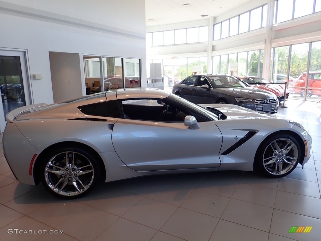 2014 Corvette Stingray Coupe Z51 - Blade Silver Metallic / Jet Black photo #9