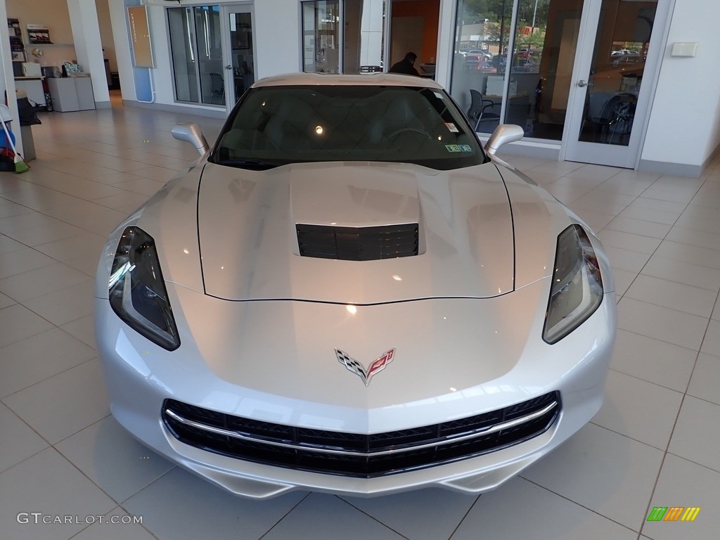 2014 Corvette Stingray Coupe Z51 - Blade Silver Metallic / Jet Black photo #12