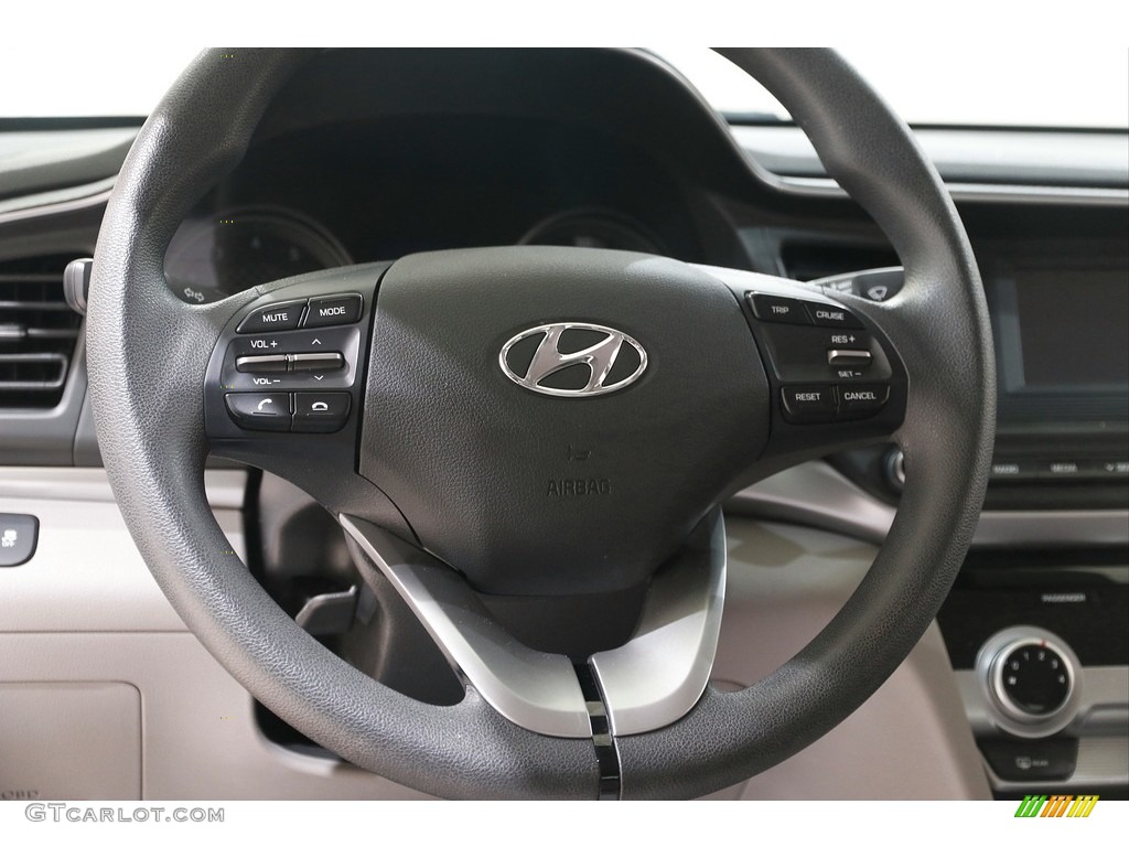 2019 Elantra SE - Machine Gray / Gray photo #7